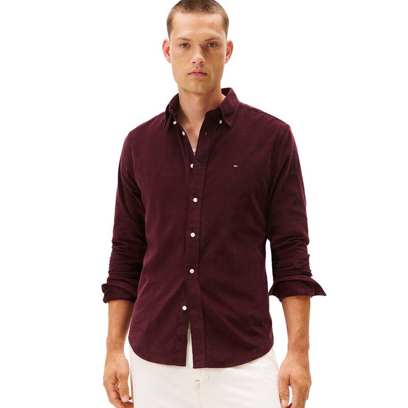 Tommy Hilfiger Regular Fit Flag Embroidery Corduroy Shirt image number 0